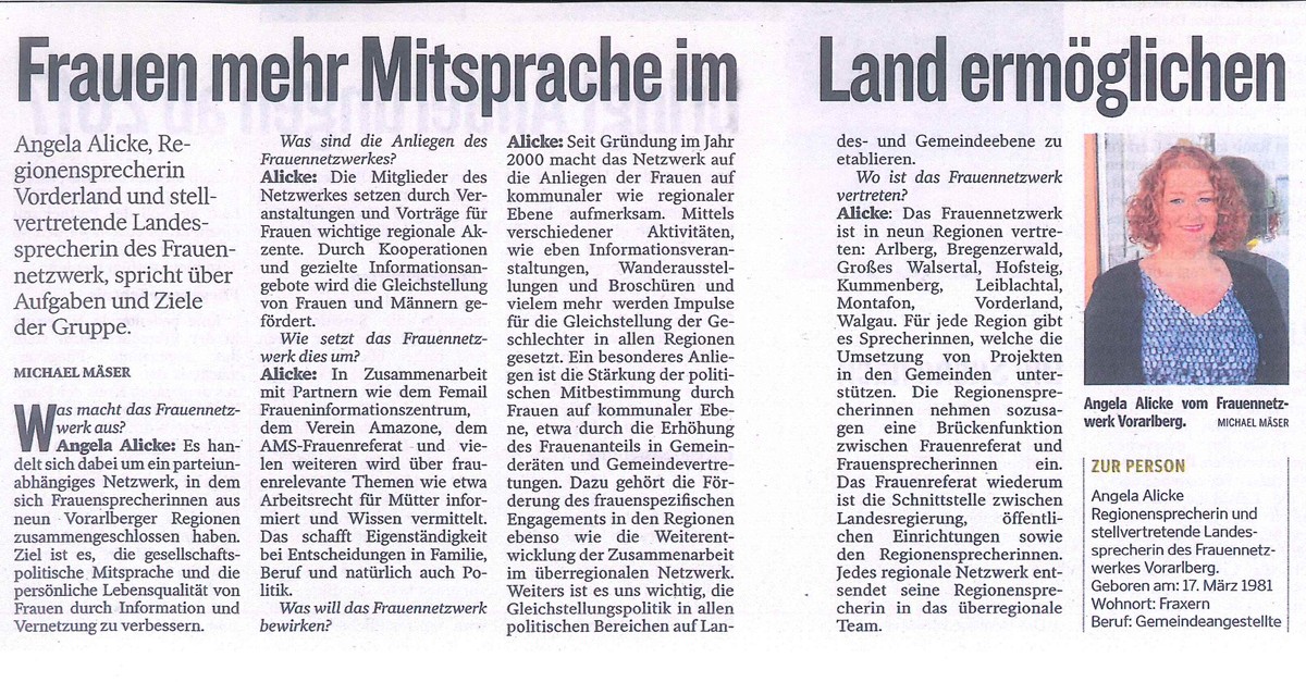 Quelle: Michael Mäser - Vorarlberger Tageszeitung "NEUE"